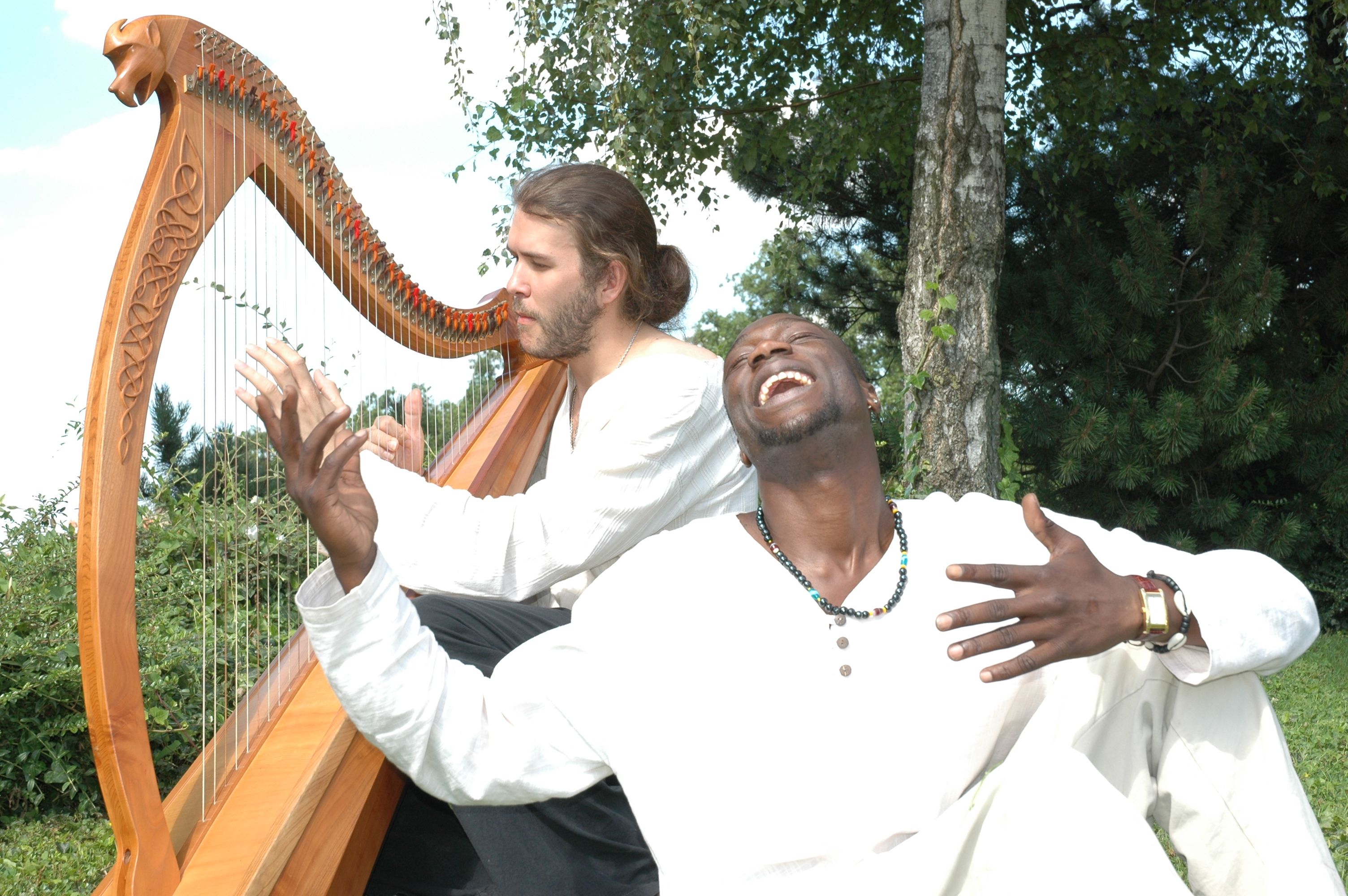 « Koumba » - représentation avec Thierno Diallo et Florian Genilleau (harpe celtique)